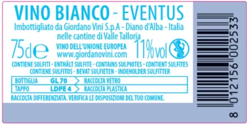 "Eventus" Bianco Bianco secco - Image 2